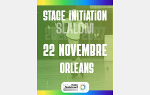 Stage initiation slalom du dimache 22 novrembre